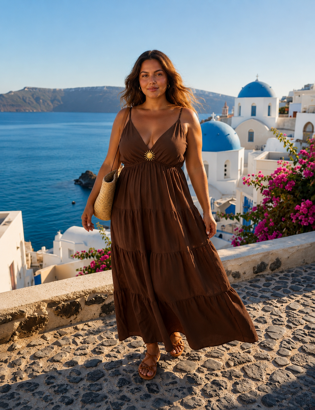 Robe Soleil Marron
